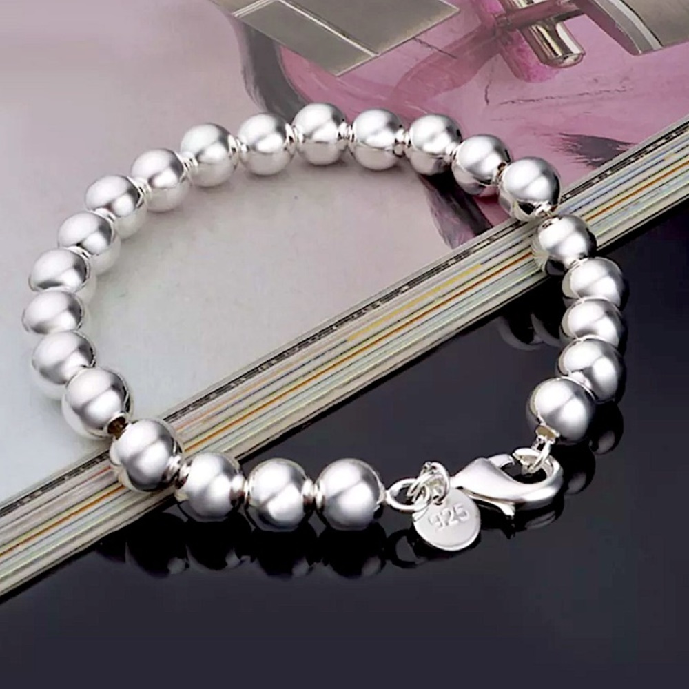 💫 Sterling silver Beads Bracelet
